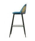 Cópia de Silla, tapizada en velvet, PALM
