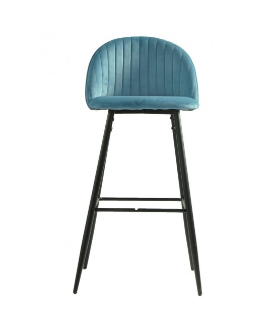 Taburete tapizado en velvet, PALM