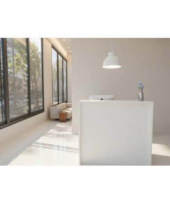 Mostrador New pequeño con mesa de trabajo | Oficit