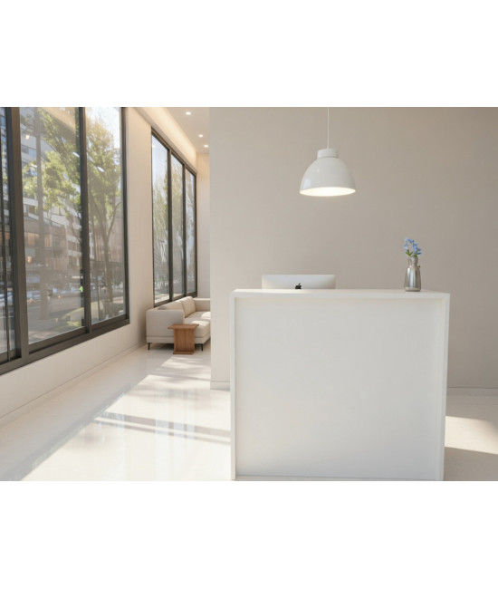 Mostrador New pequeño con mesa de trabajo | Oficit