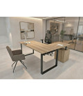 Mesa de oficina OFIPLUS MODERN con ALA y SOPORTE CAJONERA ML
