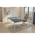 Mesa de escritório OFIPLUS CLASSIC WITH WING com elevada resistência aos riscos. Melhor qualidade e preço