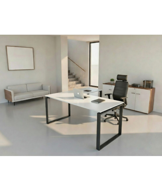 Mesa de oficina OFIPLUS MODERN CON ALA con alta resistencia al rayado . Mejor calidad y precio