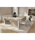 Mesa con ala para despacho de dirección. Mesa de oficina gran calidad, con ala.