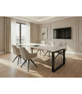 Mesa de reuniones Ofimeet Modern DL con efecto brillo para oficina