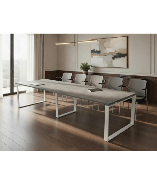 Mesa de reunión Ofimeet Modern SY - Elige tamaño y color para tu mesa