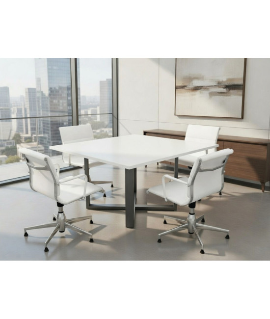 【Mesa de reunión Ofimeet Square ML】Mejor Calidad y Precio
