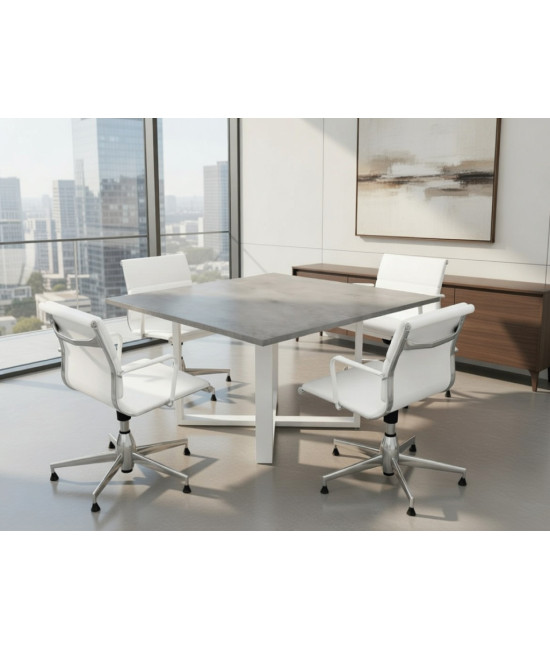 【Mesa de reunión Ofimeet Square SY】Mejor Calidad y Precio