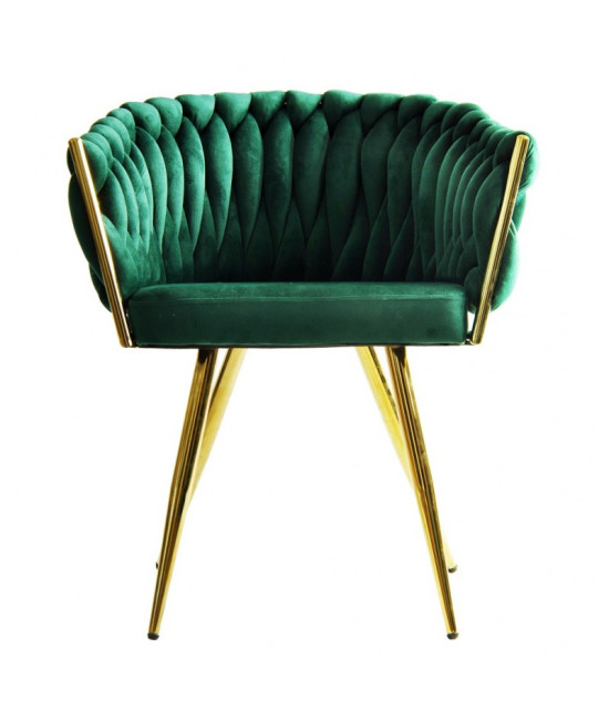 Sillón tapizado en tejido velvet, KING. Mejor calidad y precio.