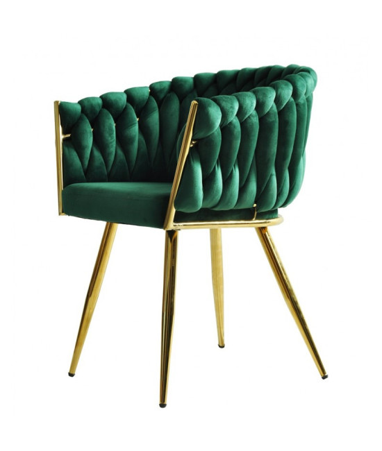 Sillón tapizado en tejido velvet, KING. Mejor calidad y precio.