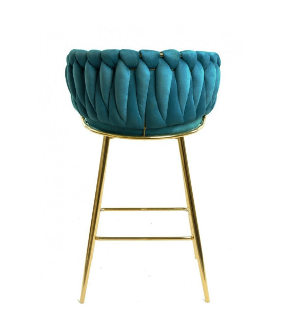 Taburete tapizado en tejido velvet, KING. Mejor calidad y precio.