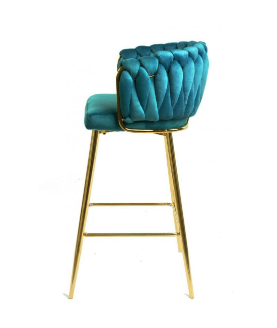 Taburete tapizado en tejido velvet, KING. Mejor calidad y precio.
