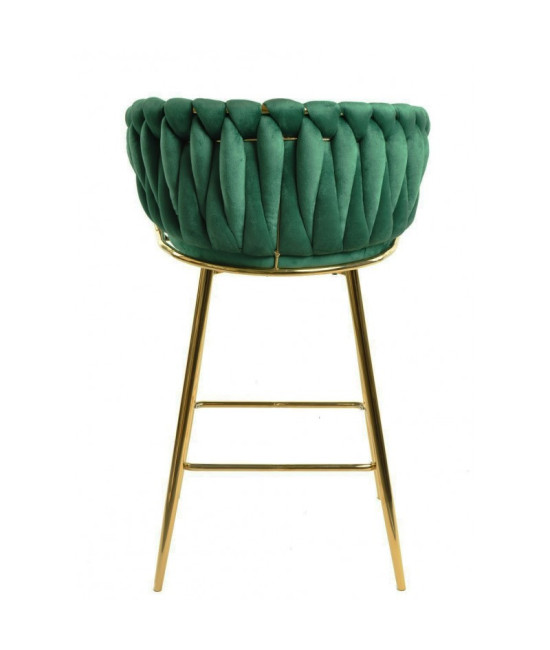 Taburete tapizado en tejido velvet, KING. Mejor calidad y precio.