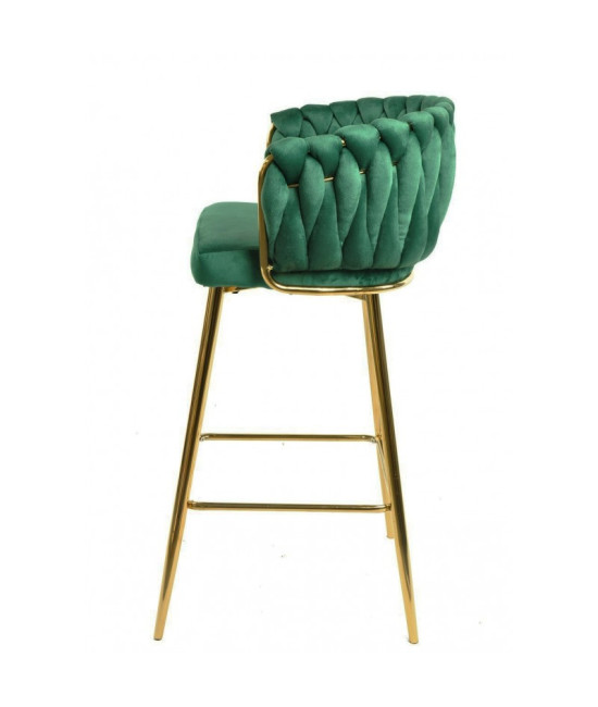 Taburete tapizado en tejido velvet, KING. Mejor calidad y precio.