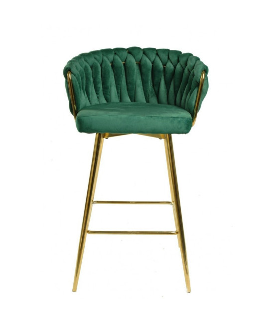 Taburete tapizado en tejido velvet, KING. Mejor calidad y precio.