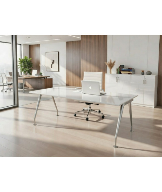 Mesa de oficina C&C-DL-AC elegante de corte moderno para reuniones
