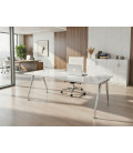 Mesa de oficina C&C-DL-AC elegante de corte moderno para reuniones