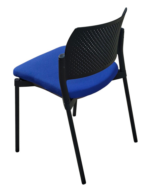 Silla de polipropileno, tapizada, KYROS SIN BRAZOS. Mejor calidad y precio