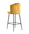 Taburete tapizado en velvet DEVIN