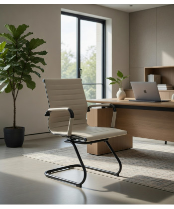 【Sillón confidente SMART-V-BLACK】Mejor Calidad y Precio en Oficit