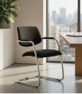 ▷ Comprar Silla Confidente con Brazos, Respaldo y Asiento Tapizado