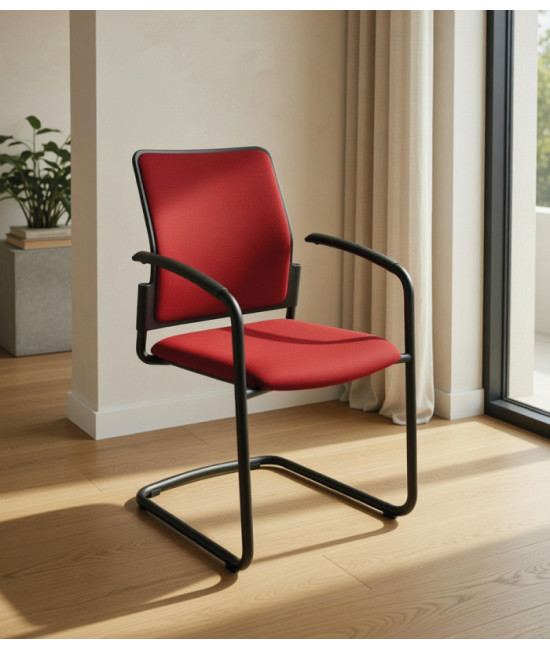 Silla, base patín negra, URBAN PLUS 50. Mejor calidad y precio