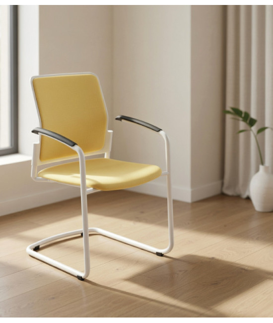 Cadeira, base patim branca, URBAN PLUS 50