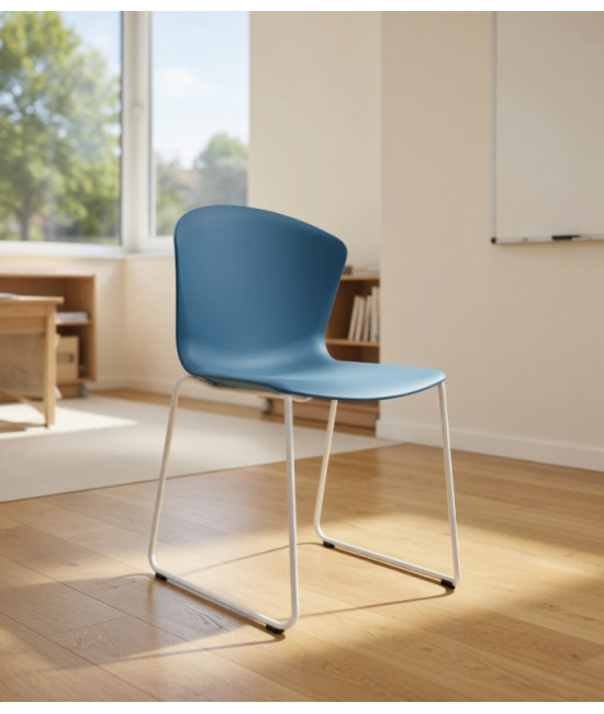 Silla de base patín WHASS BP BLANCO. Mejor calidad y precio