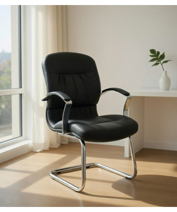 Sillón de oficina ergonómico John Patin tapizado en napel