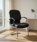 Sillón de oficina ergonómico John Patin tapizado en napel