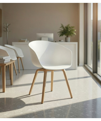 【Sillón, metal y polipropileno, DANTE 】Mejor Calidad y Precio