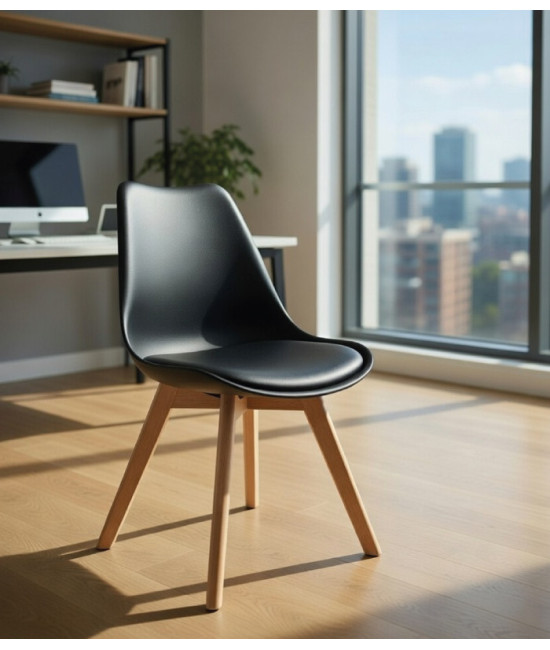 【Silla, polipropileno y cojí­n, TORRE 4P 】Mejor Calidad y Precio