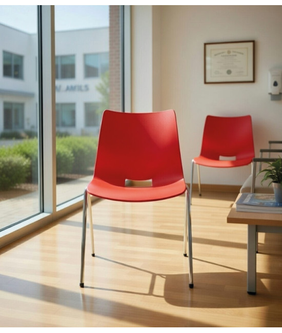 【Silla confidente para oficina y salas de espera SHELL-POLI】¡Compra!