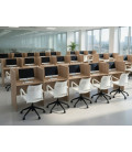 Call Center Box 5 puestos fabricado con tablero melaminado