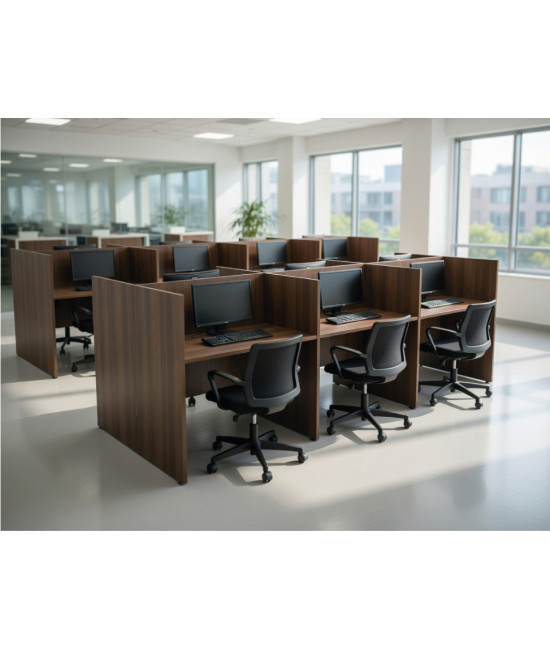 ▷ Call Center Box Doble 6 puestos de trabajo Mejor Calidad