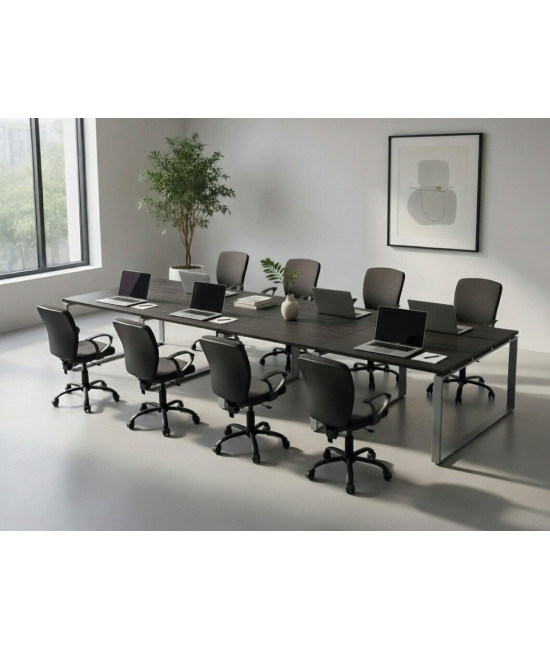 【Mesa de trabajo Bench Modern de 8 puestos ML】Mejor Calidad y Precio
