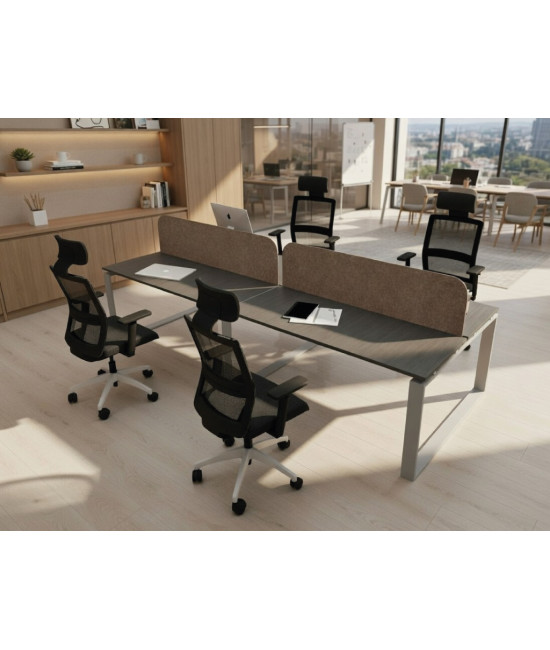 Mesa BENCH MODERN con Separador Acústico Liso 4P. Mejor calidad y precio