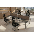 Mesa BENCH MODERN con Separador Acústico Liso 4P. Mejor calidad y precio