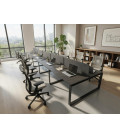 Mesa BENCH MODERN con Separador Acústico Liso 10P. Mejor Calidad y Precio