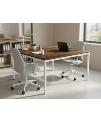 【Mesa de trabajo Bench Contour de 2 puestos】Mejor Calidad y Precio