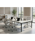 【Mesa de trabajo Bench Contour de 4 puestos】Mejor Calidad y Precio