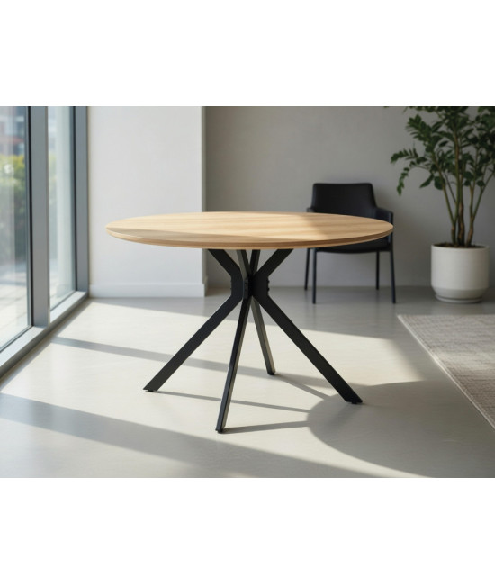 Mesa redonda de madera MINERVA. Mejor calidad y precio