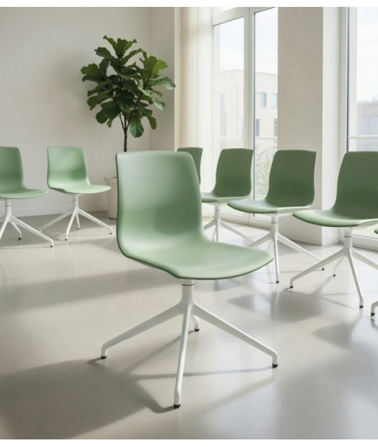 Silla de polipropileno, NOOM 50 BLANCO. Mejor calidad