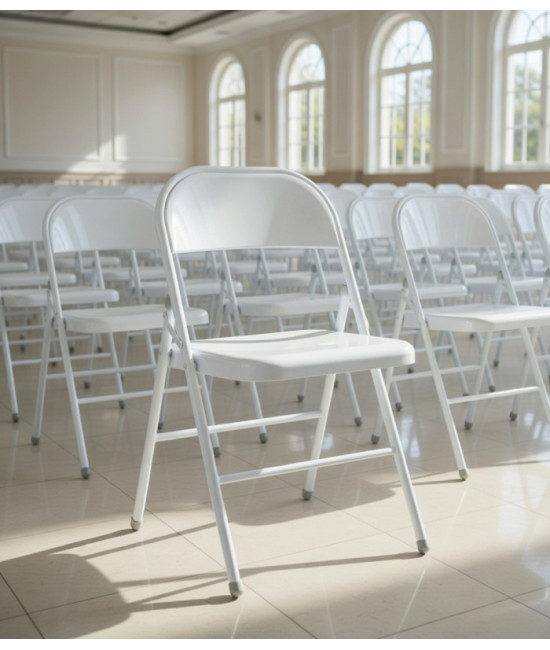 Silla plegable, de metal, TOSCANA