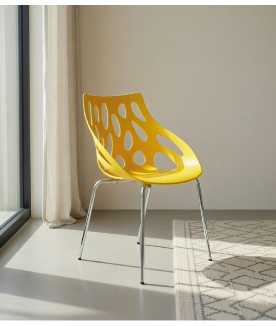【Silla confidente polipropileno GRETA-P 】Mejor Calidad y Precio