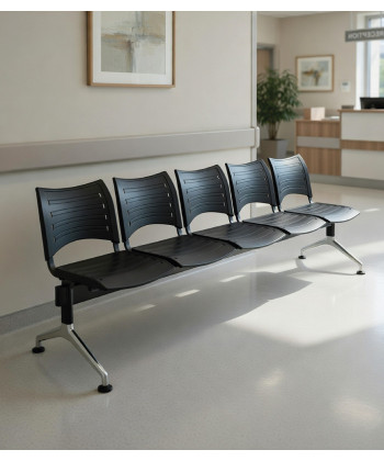 【Bancada con asiento y respaldo en polipropileno BANCADA POLI-5】