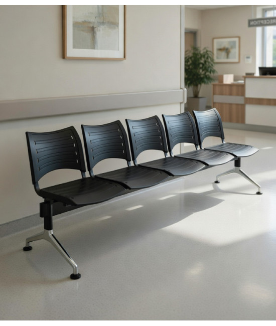 【Bancada con asiento y respaldo en polipropileno BANCADA POLI-5】