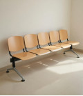 【Bancada con asiento y respaldo en polipropileno BANCADA MADERA-5】