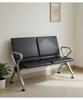 【Bancada asiento y respaldo metálico BLORIS 2P】