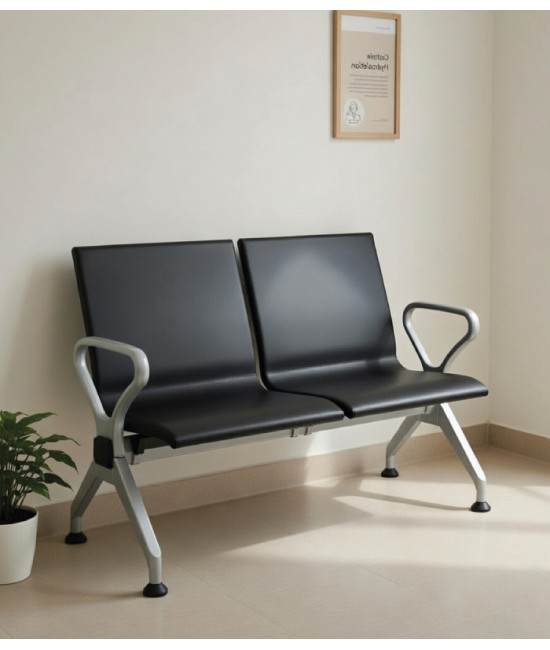【Bancada asiento y respaldo metálico BLORIS 2P】